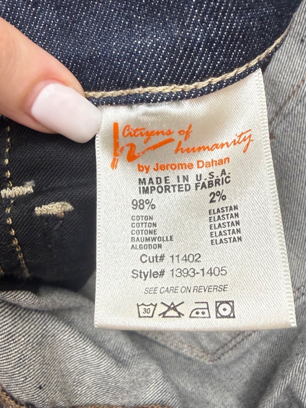 Citizens of Humanity Mid Rise Waist Flare Wide Leg Women's Jeans Size 30 (30x30) - Picture 9 of 14